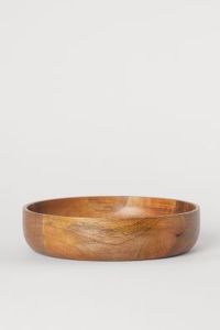 Tazón de Madera Natural de Excelente Calidad, Tazón de Madera Duradero Hecho a Mano, Fácil de Limpiar con Acabado Natural - Product Image 4