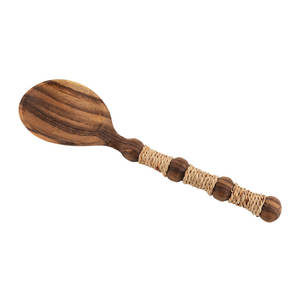 Juego de 2 utensilios de madera de mango ecológicos para servir ensalada, a un precio razonable. - Product Image 5