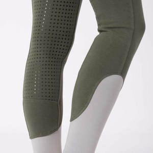 Pantalones de Montar para Mujer 2026, Cintura Alta, Largos, Color Verde Oliva, Transpirables, Tejidos con Spandex y Nailon - Product Image 3