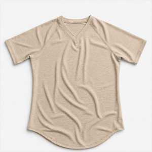 Camiseta Deportiva Moderna con Cuello en V ProudTrend, Ligera, Suave al Tacto, para Uso Diario, Ropa Deportiva a la Moda - Product Image 1