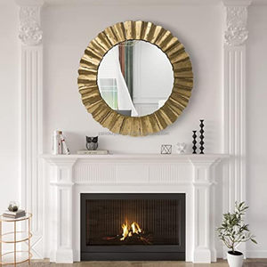 Espejo de Pared de Metal de Alta Calidad Resistente al Óxido para Decoración de Sala de Estar, Espejo Decorativo Redondo de Vidrio para el Hogar - Product Image 4