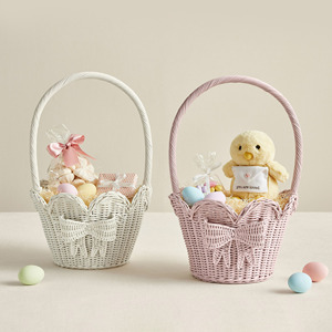 Wholesale supplies best quality rattan gift basket hand weave storage baskets for easter gifts - Product Image 2