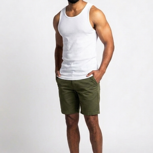Ensemble d'été décontracté pour hommes : débardeur et short en maille à séchage rapide pour hommes - Product Image 1