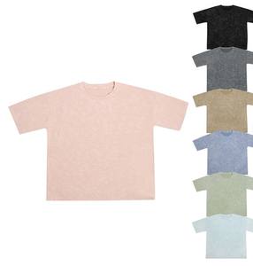 Camisetas de Manga Corta para Bebés, Niñas y Niños, 100% Algodón, Antiencogimiento, Antibolitas, Suaves y Casuales - Product Image 1