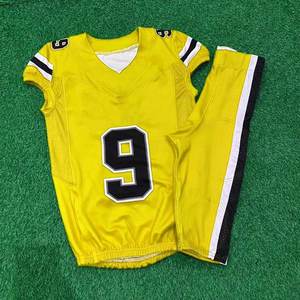 Uniformes de Fútbol Americano Personalizados con Sublimación, Precio de Fábrica, MOQ Bajo, Transpirables, Unisex - Product Image 4