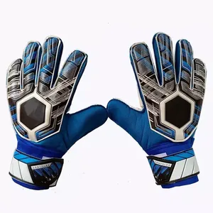 Guantes de Portero de Fútbol 2026, Completos, de Cuero PU, Antideslizantes, Transpirables, con Correa de Muñeca Ajustable, Unisex, Equipamiento Deportivo - Product Image 2