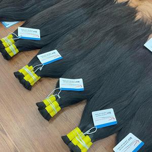 Extensiones de cabello liso a granel de un donante vietnamita de alta calidad, supersedoso, sin desprendimiento, sin enredos, grande en Stock - Product Image 1