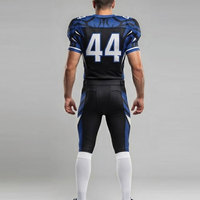 Uniforme de football américain de qualité supérieure en polyester, tissu léger et respirant, coupe athlétique, conçu pour l'entraînement en équipe