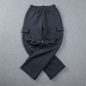 Pantalon de jogging et pantalon large évasé en dentelle pour femme, sur mesure, respirant, doux, coupe droite ample, style urbain, vente en gros - Product Image 6