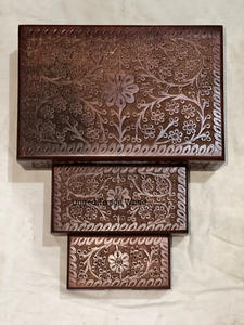 Exquisito joyero de madera hecho a mano: un acento decorativo atemporal para su hogar de United Trade World - Product Image 2