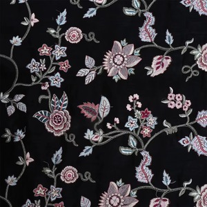 Best Selling Multi Embroidery Fabric Women Fashion Fabric Designer Embroidery Fabric Party Wear Fabric Luxury Fabric For Sale - Product Image 2