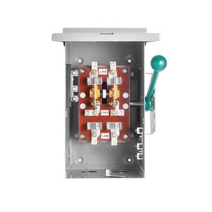 Interruptor de Transferencia Manual de 400V 100A, Interruptor de Potencia de Doble Vía de Alta Resistencia de 24000W, 120/240V - Product Image 3