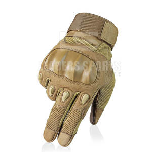 Guantes de Paintball de Cuero de Alto Rendimiento, Agarre Fuerte, Acolchado Antideslizante, Correa de Muñeca Ajustable, Flexibilidad y Comodidad para Uso en Exteriores - Product Image 6
