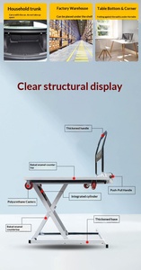 <span class=keywords><strong>Plataforma</strong></span> Elevadora de Tijera Hidráulica Móvil para Carga y Descarga Eléctrica, Carro Deslizante Portátil para Manipulación de Carga Pesada - Product Image 6