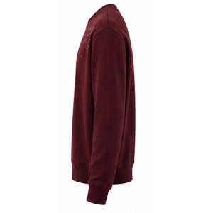 Sudadera Oversize de Algodón Tejido Premium con Pedrería, Cuello Redondo, Cristales de Diamante, Estilo Urbano, con Logotipo Personalizado para Hombre - Product Image 6