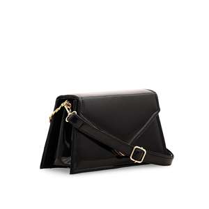 Bolso de hombro negro informal para mujer P54122 - Product Image 2
