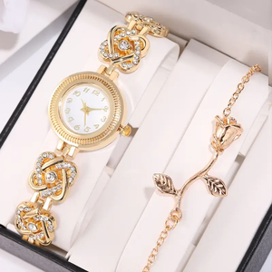 5 piezas de relojes de joyería elegantes para mujer, reloj de mujer sofisticado y con estilo NW1304 - Product Image 1