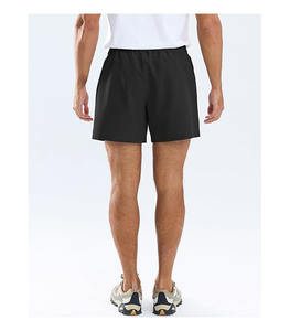 Pantalones Cortos Casuales para Hombre, Corte Clásico, Tejido Terry, Cintura Elástica Alta Bordada, Antiarrugas, Multibolsillos, Personalizables, para Uso Diario - Product Image 5