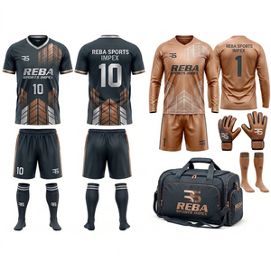 ชุดยูนิฟอร์มฟุตบอลแบบพรีเมียมสั่งทำพิเศษ เสื้อ กางเกง ถุงเท้า ผ้าระบายอากาศ ชุดฝึกซ้อมทีม คุณภาพระดับมืออาชีพ - Product Image 6