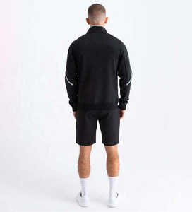 Ensemble de sweat-shirts à capuche pour homme, couleur dégradée, teinture dip dye, tissu French Terry, vêtements décontractés d'automne, noir - Product Image 6