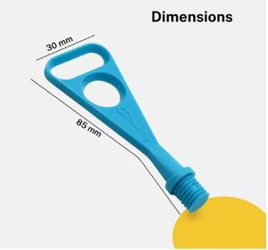 Herramienta de Elevación de la Punta de la Lengua de Color Azul Claro para Terapia del Habla y Entrenamiento Motor Oral - Product Image 6