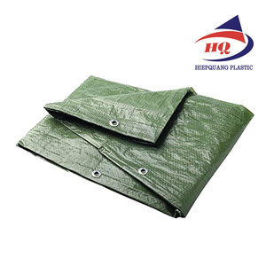 Bâche en tissu PE HQ HQVN78 bleue unie, tissée, imperméable, anti-UV, écologique, coupe-vent, poids moyen, pour usage extérieur, pliable - Product Image 5