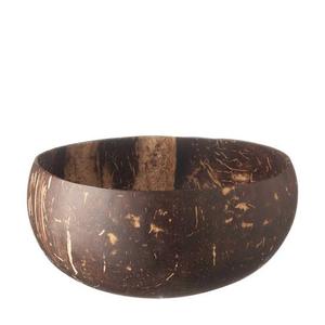 Natural Coconut Shell Bowl Eco Friendly Round Serving Bowl Polished Brown Sustainable <b>Dinnerware</b> For Salad Dessert - Product Image 1