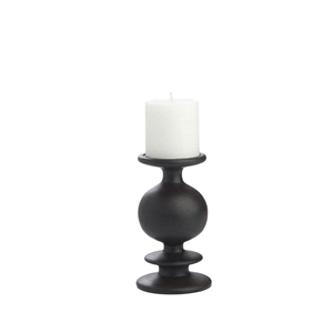 Nouveau support à bougie noir de haute qualité pour la décoration de la maison, porte-bougie en aluminium coulé, fait main et personnalisé - Product Image 1