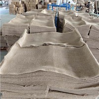 Tissu en toile de jute et en toile de jute naturelle pour l'emballage et le conditionnement, rouleau de toile de jute naturelle pour la décoration de la maison, l'artisanat et le bricolage