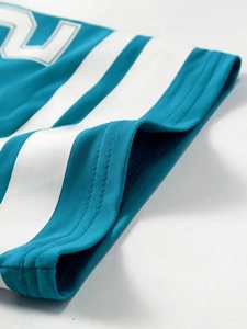 Maillot de football en mesh surdimensionné personnalisé avec impression sérigraphique, numéro personnalisé, streetwear unisexe, t-shirt de sport OEM - Product Image 4