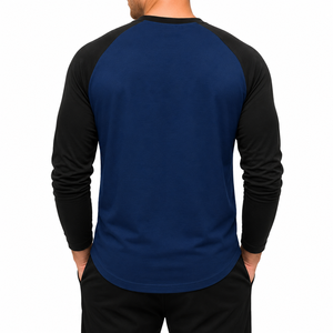 เสื้อยืดแร็กแลนผ้าฝ้าย 100% รับผลิตตามแบรนด์ ขายส่ง สปอร์ต ระบายอากาศ ป้องกันรังสียูวี ผู้ผลิต OEM ODM - Product Image 3