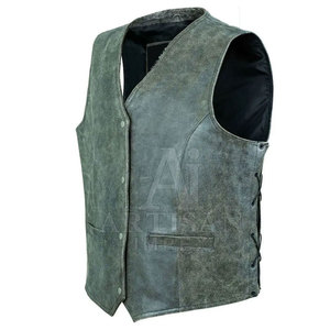 Chaleco de Cuero para Hombre, Tallas Grandes, para Uso en Exteriores, Chaleco de Cuero Duradero, Superventas - Product Image 4