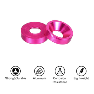 7075 <span class=keywords><strong>Washer</strong></span> Datar Countersunk Aluminium Anodized M2-M10 untuk Perakitan Drone, Model RC & Suku Cadang Mekanik Presisi - Product Image 3