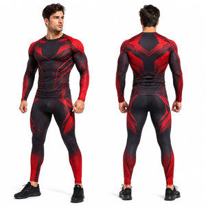 Compression Apparel 340 GSM Men Rash Guard Set Breathable UPF50+ UV Resistant Sweat Absorbing Anti-Bacterial Eco-Friendly - Product Image 4