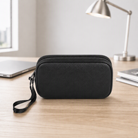 Pochette utilitaire portable imperméable et résistante au feu pour câbles, chargeurs, gadgets, documents et articles quotidiens