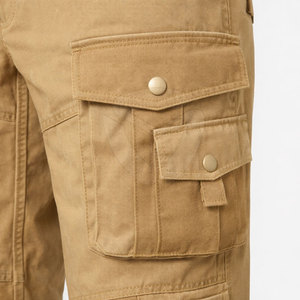Pantalons cargo Ripstop pour hommes ELIVEERA ENTERPRISES, 100% polyester, tactiques, multi-poches, pour l'extérieur, doublure en polaire, devant plissé - Product Image 5