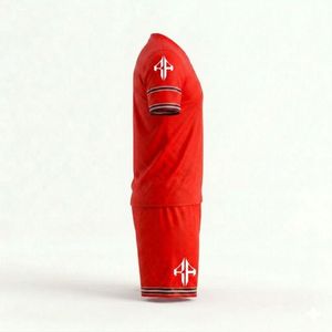 Uniforme de Fútbol Personalizado de Manga Corta para Hombre, 2026, Calidad Premium, Transpirable, Secado Rápido, 100% Poliéster, Logotipo Personalizado, Verano, OEM - Product Image 4