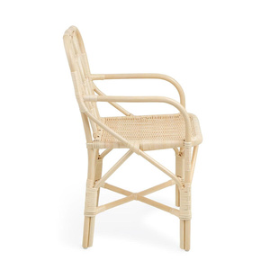 Silla de comedor de ratán natural, silla decorativa de mimbre hecha a mano para cafetería, restaurante, cocina, sala de estar, decoración de muebles - Product Image 5