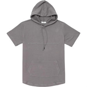 Camisetas personalizables de alta calidad para ropa de hombre para deportes de ocio adecuadas para Fitness y correr sudaderas con capucha de manga corta - Product Image 3