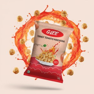Makhana Tostada Crujiente con Sabor a Tomate Picante, Paquete de 50g, Snack Saludable de Frutos Secos - Product Image 4