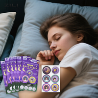 Patchs de Soutien Naturel au Sommeil à la Lavande et à la Camomille, Sans Mélatonine, Autocollants pour Adultes et Enfants