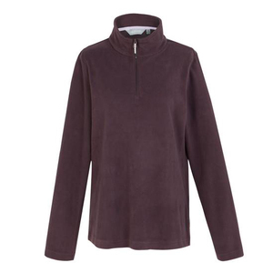 Suéter de Cuello Alto para Mujer, Color Morado, de Felpa, Manga Larga, Transpirable, para Otoño, Corte Regular, Tejido de Punto, Color Sólido - Product Image 6