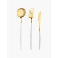 Ensemble de couverts minimalistes vintage en acier inoxydable, poli à la main, compatible lave-vaisselle, pour mariage et repas, couteau, fourchette, cuillère