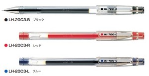 ปากกาหมึกเจลพลาสติก PilotHi-TEC-C 0.3 มม. หมึกสีน้ำเงิน/แดง LH-20C3 - Product Image 2