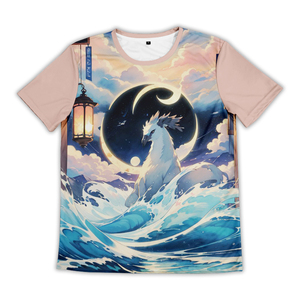 T-shirts confortables pour hommes en coton avec logo imprimé sur le devant, graphismes d'anime japonais Dragon, respirants et à séchage rapide - Product Image 6