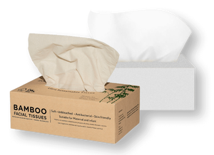 กระดาษเช็ดหน้าเยื่อไผ่พรีเมียม 2 ชั้น 100 แผ่น แพ็คแบบนุ่ม ผู้จัดจำหน่ายกระดาษทิชชูคุณภาพสูง - Product Image 6