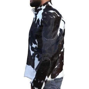 Chaqueta de Cuero con Pelo Genuino de Alta Calidad, Logotipo Personalizado, Prenda de Moda, Chaqueta de Cuero con Pelo de Lujo en Venta, Fabricante OEM - Product Image 4