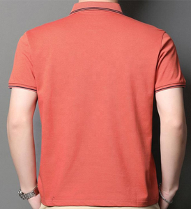 Polo Premium Europeo para Hombre, Diseño Personalizado OEM, Transpirable, de Algodón, Estilo Casual Elegante, Ropa de Golf, Manga Corta - Product Image 4