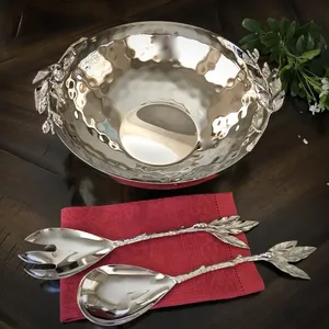 Premium Decorative <b>Bowl</b> <b>Metal</b> Product for Home Decor Shops Hotel <b>Metal</b> Dish Made by Zahid Exports plated safe - Product Image 2