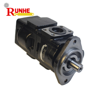 Bomba de aceite hidráulica de engranajes RUNHE de venta directa de fábrica para excavadora, función de inyección de aceite, hierro 3CX 4CX 333/G5390 3327/F9029